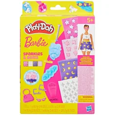 Play-Doh: Barbie блясък и скъпоценни камъни модел на глина комплект - Hasbro