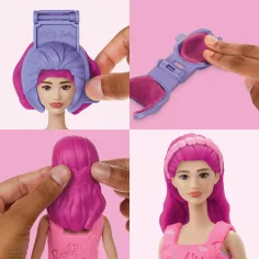 Play-Doh: Barbie сърца и прическа глина комплект с кукла - Hasbro изображение 3