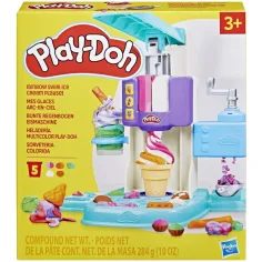 Play-Doh: Цветен сладоледопроизводител - Hasbro изображение 1