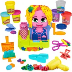 Play-Doh: Фризьорски салон с 6 буркана пластилин - Hasbro изображение 2