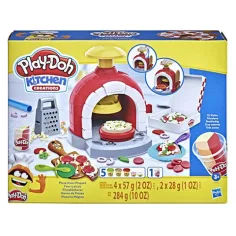 Play-Doh: Kitchen creations комплект за моделиране на пица с аксесоари 284g - Hasbro