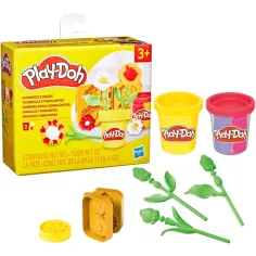 Play-Doh: Малки цветя - Слънчоглед и маргаритка комплект за моделиране - Hasbro изображение 2