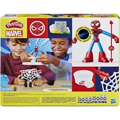 Play-Doh: Marvel Човекът-паяк Лансирай и Нарежи бойна играчка комплект - Hasbro изображение 2