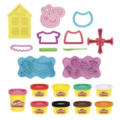 Play-Doh: Peppa Pig Stylin комплект за моделиране с аксесоари - Hasbro изображение 2