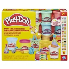 Play-Doh: Създавай и празнувай 20бр. комплект за моделиране - Hasbro