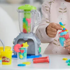 Play-Doh: Swirlin Smoothies Блендер с 5 буркана пластилин 198г изображение 4