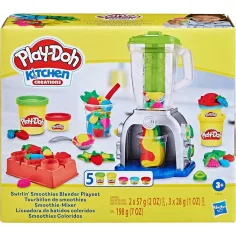 Play-Doh: Swirlin Smoothies Блендер с 5 буркана пластилин 198г
