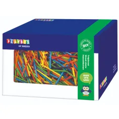 PlayBox: Цветен комплект дървени пръчки в кутия 350 грама