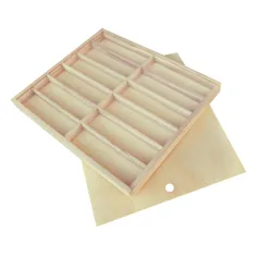 PlayBox: Дървена кутия с плъзгащ капак 38,5x28,5см