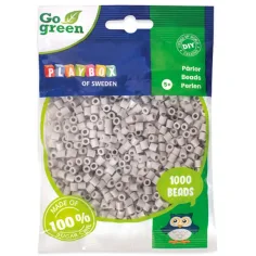 PlayBox: Go Green 5mm MIDI термопластични мъниста 1000бр сив цвят