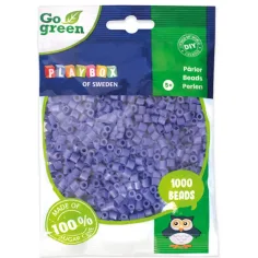 PlayBox: Go Green 5mm MIDI термопластични мъниста 1000бр в лилав цвят