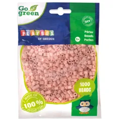 PlayBox: Go Green 5mm MIDI ютюлени мъниста 1000бр светло бежов цвят