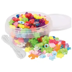PlayBox: Комплект фигурни мъниста в кутия 250g