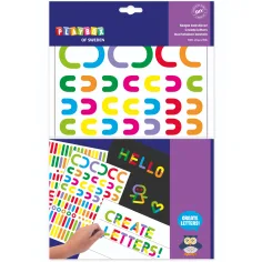 PlayBox: Комплект стикери за съставяне на букви 600бр.