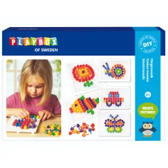 PlayBox: Комплект за изработка на цветни мозайки 120бр