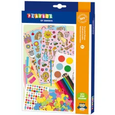 PlayBox: Комплект за творчество с 350 части за момичета