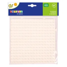 PlayBox: Квадратна основа от биопластмаса 16x16cm 5mm за MIDI перли
