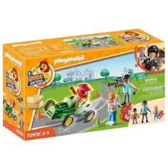 Playmobil: Патка на повик Спасители в акция състезателна катастрофа (70919)