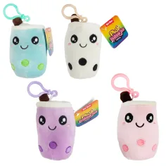 Плюшен ключодържател Bubble Tea в различни варианти 1бр изображение 2