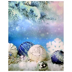 Подаръчна чанта с коледни декорации 26x32x12,5cm