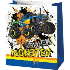 Подаръчна чанта с Monster Truck мотиви нормален размер 11x6x14cm
