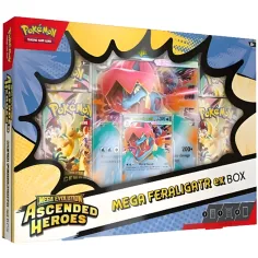 Pokémon TCG: Mega Evolution - Ascended Heroes - Mega Feraligatr ex Box изображение 1