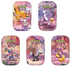 Pokémon TCG: 30-та годишнина Мини Тин 2бр пакет с бустери в различни варианти 1бр изображение 2