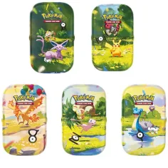 Pokémon TCG: 30-та годишнина Мини Тин 2бр пакет с бустери в различни варианти 1бр изображение 3