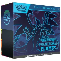 Pokémon TCG: ME02 Фантомни пламъци Elite Trainer Box с 9 пакета бустери