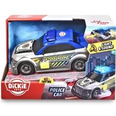 Полицейска кола с светлина и звук 15см - Dickie Toys