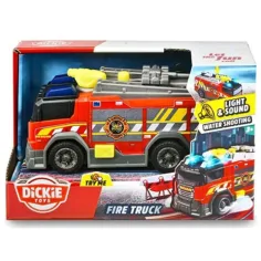 Пожарна кола с маркуч, светлина и звук 15см - Dickie Toys