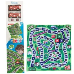 Пожарникарска автомобилна настолна игра с игрална постелка 70x70см