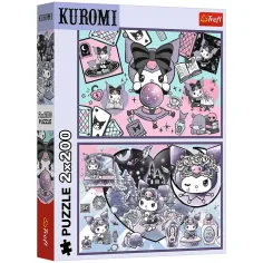 Приключенията на Kuromi - 2x200 части пъзел - Trefl