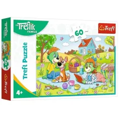 Приключенията на семейството Treflik - 60 части пъзел - Trefl изображение 1