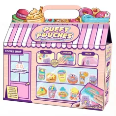 Puffy Pouches: Комплект за дизайн на Pufi бижута - кафе