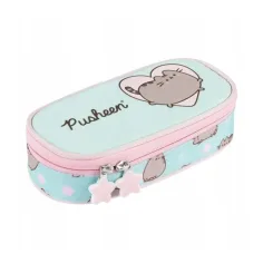 Pusheen синьо овално несесер 23x9,5x6cm