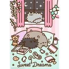 Pusheen сладки сънища 1000 части Примум плюс качествен пъзел - Trefl изображение 2
