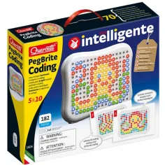 Quercetti: Peg Brite кодираща развиваща игра с светлини