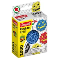 Quercetti: Pixel Art син цвят 4mm топчета за презареждане 1000бр.