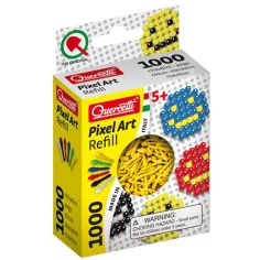 Quercetti: Pixel Art жълт цвят 4mm топчета за презареждане 1000бр.