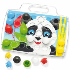 Quercetti: Pixel Junior Basic бебешка гигантска мозайка с щифтчета изображение 2