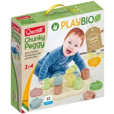 Quercetti: Play Bio Chunky мозайка с щифтчета 13бр.