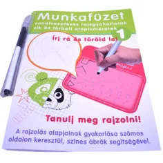 Работна тетрадка за практика на водене на линии и рисуване - D-Toys