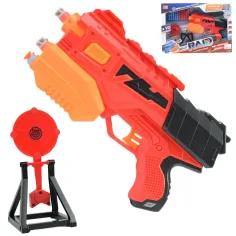 Raid Launcher: Ръчно оръжие за стрелба с гъби с мишена и патрони 26см