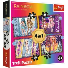Rainbow High 4 в 1 пъзел - Trefl