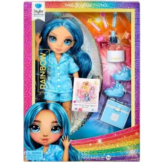 Rainbow High Jr: Пижамно парти Skyler модна кукла