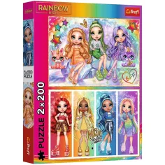 Rainbow High най-добри приятелки 2x200бр. пъзел - Trefl