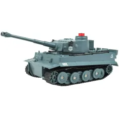 RC Дистанционно управление Немски тигър танк с реалистични функции в мащаб 1/30 2,4GHz 30см изображение 2