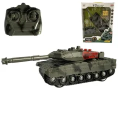 RC Дистанционно управляем танк Leopard 2 с светлинни ефекти 23см