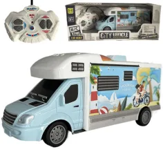 RC дистанционно управляван кемпер Holiday Travel с осветление 27MHz в мащаб 1/32 20cm